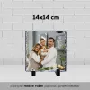 Kişiye Özel Fotoğraf Baskılı Doğal Taş 14x14cm
