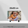 Kişiye Özel Fotoğraf Baskılı Doğal Taş 15X20cm