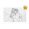 Kişiye Özel Fotoğraflı Line Art Puzzle (99 Parça)