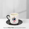 2’Li Siyah İsim ve Tarihli Aşk Fincanı Seti (Çikolata HEDİYELİ)