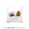 Kişiye Özel Retro Fotoğraf ve İsim Baskılı Hediye Dekoratif Yastık