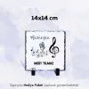 Müzisyene Özel İsim Baskılı Doğal Taş