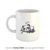 Panda Tasarımlı Kahve Kupası