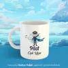 Pilot Tasarımlı İsme Özel Hediye Kupa