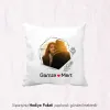 Sevgiliye Özel Fotoğraf ve İsim Baskılı Hediye Dekoratif Yastık