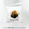 Sevgiliye Özel Fotoğraf ve İsim Baskılı Hediye Dekoratif Yastık