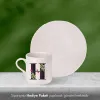 Kişiye Özel Harf Temalı Hediye Beyaz Fincan