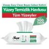 Sleepy Easy Clean Beyaz Sabun Katkılı Yüzey Temizlik Havlusu 100 Yaprak 3lü