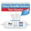 Sleepy Easy Clean Çamaşır Suyu Katkılı Yüzey Temizlik Havlusu 100 Yaprak 24lü