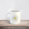 Papatya Tasarımlı Kahve Kupası