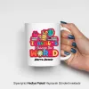 Teachers Change The World Temalı İsimli Kupa Bardak