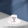 Teyzem De Teyzem Kişiye Özel İsimli Hediye Beyaz Fincan