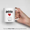 Anneye Özel İsimli Hediye Kupa
