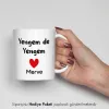 Yengem De Yengem Kişiye Özel İsimli Kupa Bardak