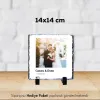 Yıl Dönümüne Özel Fotoğraf İsim ve Tarih Baskılı Doğal Taş