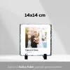 Yıl Dönümüne Özel Fotoğraf İsim ve Tarih Baskılı Doğal Taş