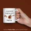 Coffee Therapy Kişiye Özel İsimli Hediye Kupa
