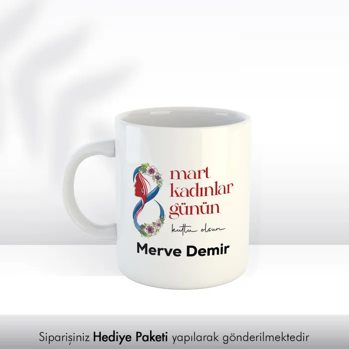 Kadınlar Gününe Özel Hediye Kupa Bardak
