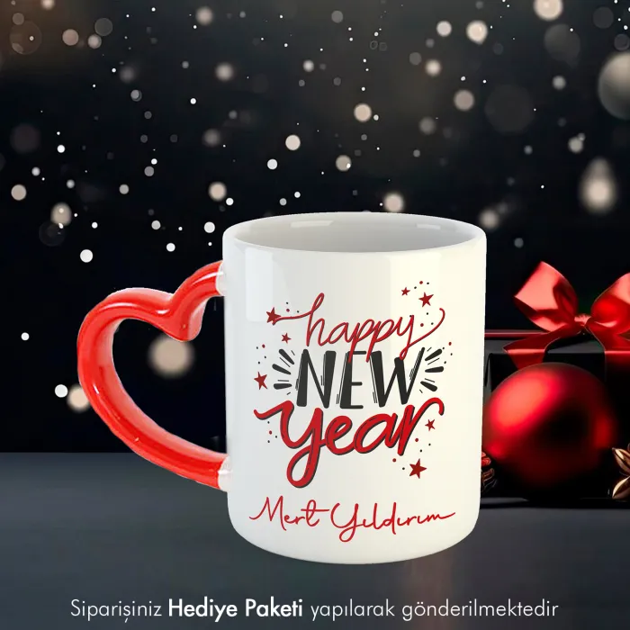 Yengem De Yengem Kişiye Özel İsimli Kalpli Kupa Bardak