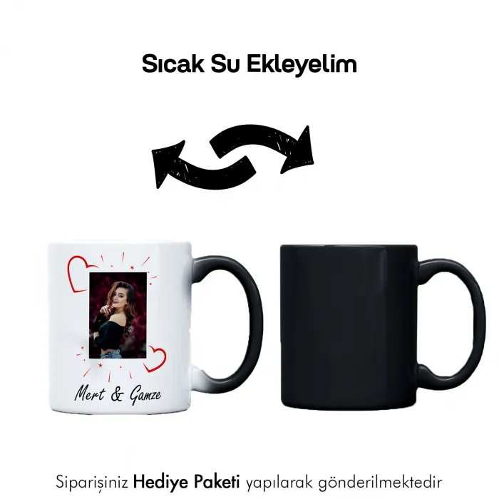 Kişiye Özel Hediye Sihirli Kupa Bardak