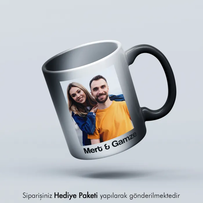 Sevgiliye Özel Hediye Sihirli Kupa Bardak