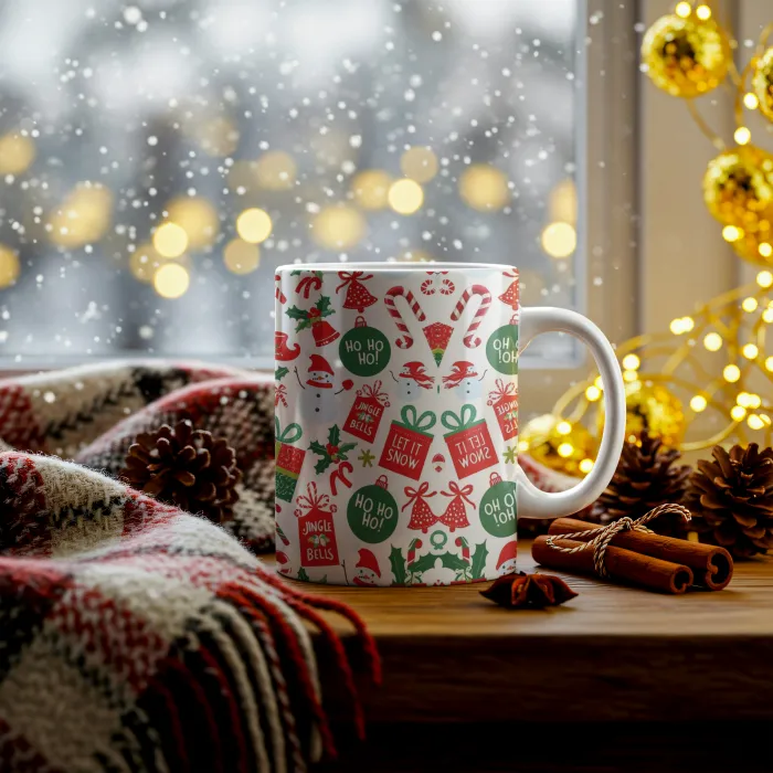 Noel Coşkusu Temalı Kupa