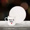 Kişiye Özel İsimli Beyaz Fincan