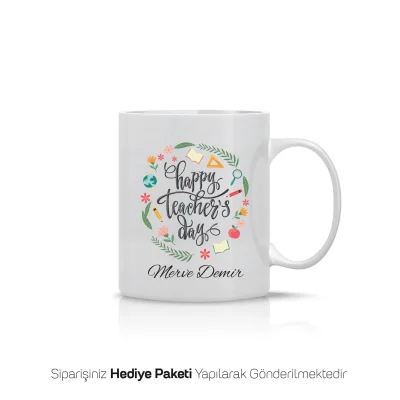Kişiye Özel Happy Teachers Day Kupa Bardak