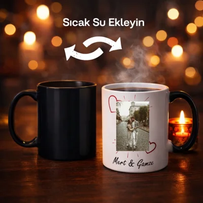 Kişiye Özel Hediye Sihirli Kupa Bardak
