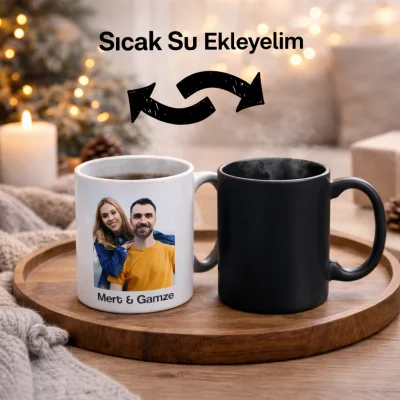 Kişiye Özel Hediye Sihirli Kupa Bardak