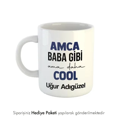 Amcaya Özel Espirili Kupa Bardak