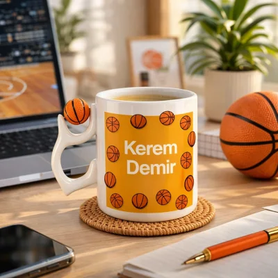 Basketbol Toplu Hediye Kupa Bardak