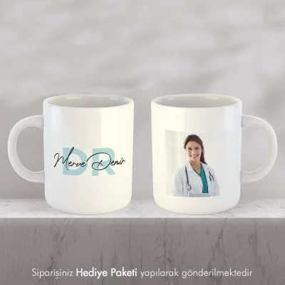 Doktora Özel Hediye İsimli Kupa Bardak