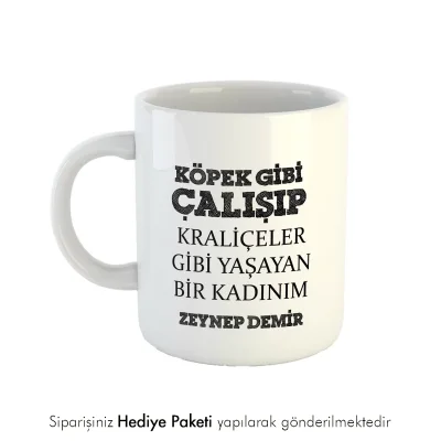 Kraliçeye Özel Kahve Kupası