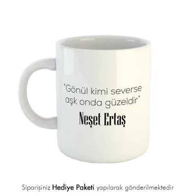 Mesaj İçerikli Kahve Kupası