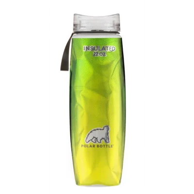 Polar Bottle Ergo Insulated Halftone Termos 0.65 Litre-YEŞİL
