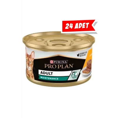 Pro Plan Tavuklu 85 gr 24lü Yetişkin Konserve Kedi Maması