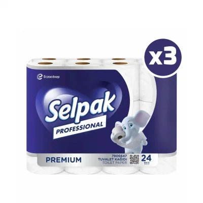 Selpak Professional Premium Tuvalet Kağıdı 3 x 24 Rulo
