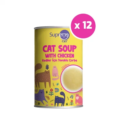 Supreme Cat Tavuklu Kedi Ödül Çorbası 135ml 12li