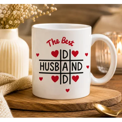 The Best Husband – Eşe Özel Romantik Kupa