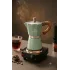 Turkuaz 6 Fincan Kapasiteli Moka Pot - Ocak Üstü İtalyan Espresso Makinesi