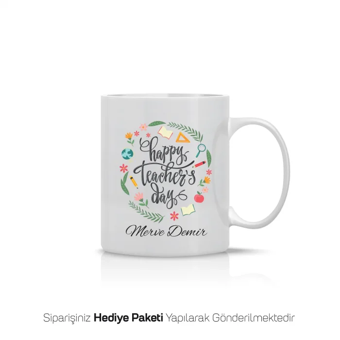 Kişiye Özel Happy Teachers Day Kupa Bardak
