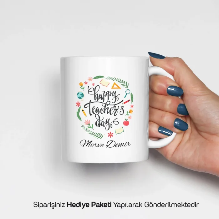 Kişiye Özel Happy Teachers Day Kupa Bardak