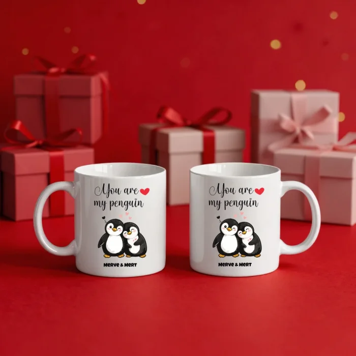 You Are My Penguin İkili Kupa Seti