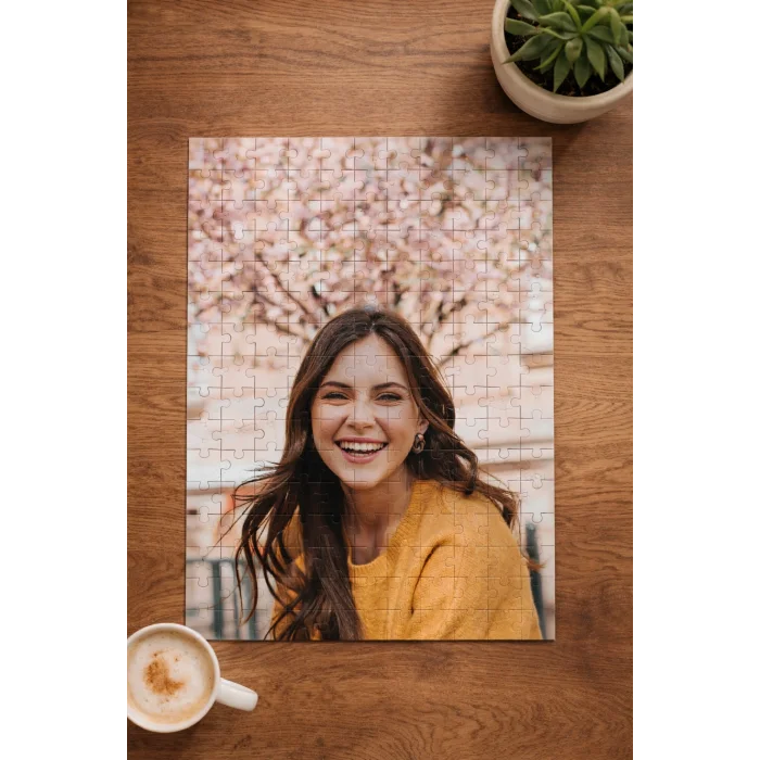 8 Mart Kadınlar Günü Kişiye Özel Fotoğraflı A4 99 Parça Puzzle Hediye