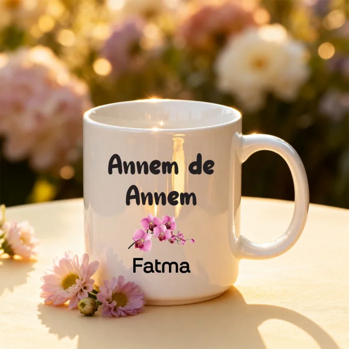 Annem De Annem Kişiye Özel İsimli Kupa Bardak