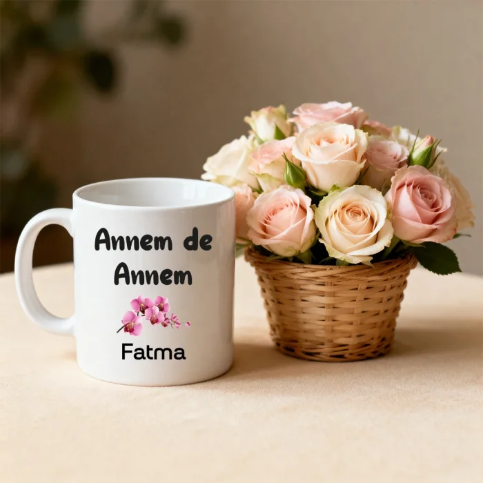 Annem De Annem Kişiye Özel İsimli Kupa Bardak