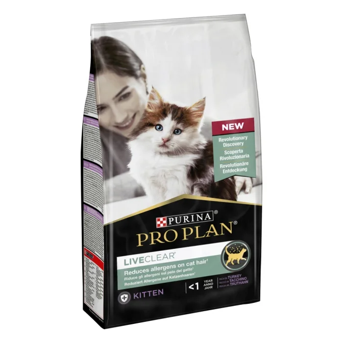 Pro Plan LiveClear Alerjen Azaltan Hindili 1.4 kg Yavru Kedi Maması