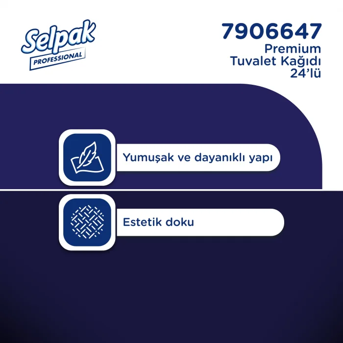 Selpak Professional Premium Tuvalet Kağıdı 3 x 24 Rulo