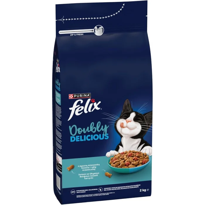 Felix Doubly Delicious Çifte Lezzet Balıklı 2 Kg